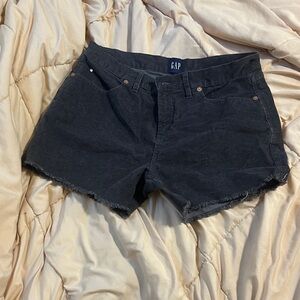 GAP Women's Dark Gray corduroy Shorts
